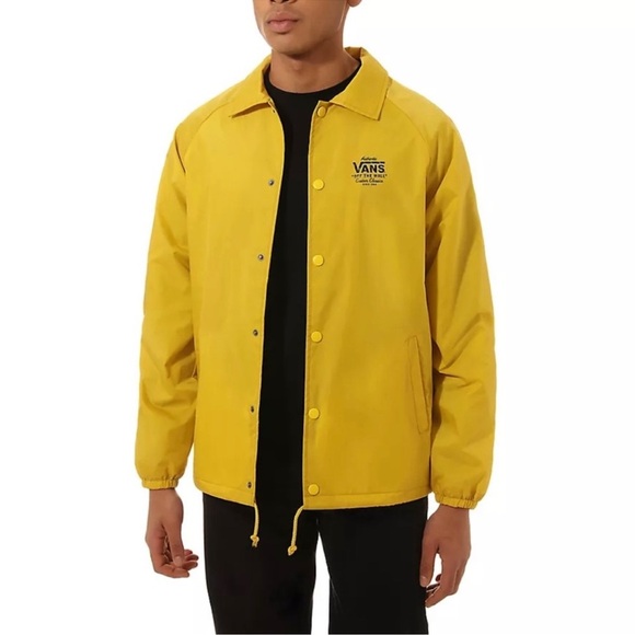 VANS Torrey Jacket Men’s Raincoat Yellow Sz Lg - Picture 1 of 8